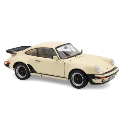 Porsche 911 Turbo 3.3 1980 chiffon weiß Modellauto...