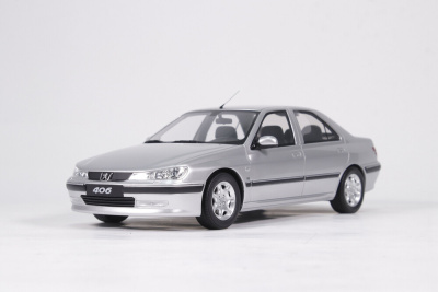 Peugeot 406 3.0 V6 2000 grau metallic Modellauto 1:18...