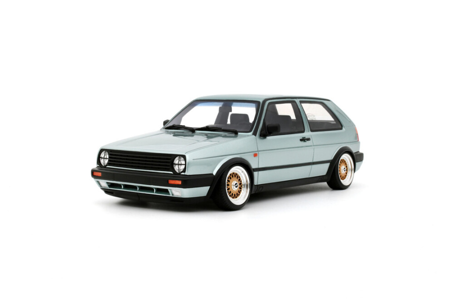 VW Golf 2 GTI Stance 1991 hellgrün metallic Modellauto 1:18 Ottomobile