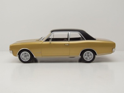 Opel Commodore A 1967 beige metallic schwarz Modellauto 1:18 MCG