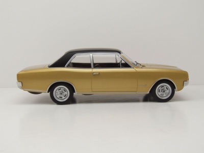Opel Commodore A 1967 beige metallic schwarz Modellauto 1:18 MCG