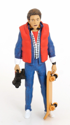 Figur Marty mit Skateboard für 1:18 Modelle KK Scale