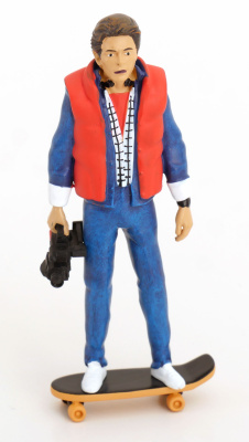 Figur Marty mit Skateboard für 1:18 Modelle KK Scale