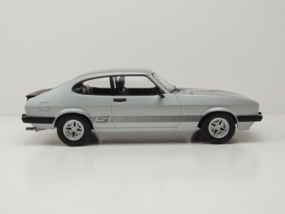 Ford Capri 3 1978 silber Modellauto 1:18 MCG