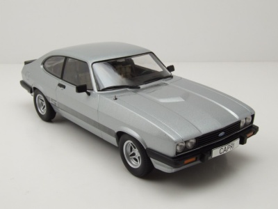 Ford Capri 3 1978 silber Modellauto 1:18 MCG
