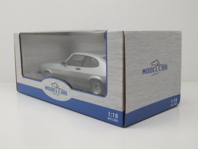 Ford Capri 3 1978 silber Modellauto 1:18 MCG