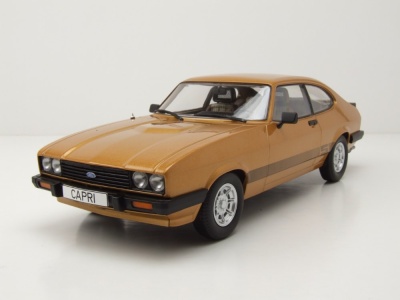 Ford Capri 3 1978 gold Modellauto 1:18 MCG
