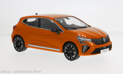 Renault Clio 2024 orange metallic Modellauto 1:18 MCG