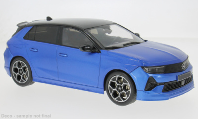Opel Astra L 2023 blau metallic Modellauto 1:18 MCG
