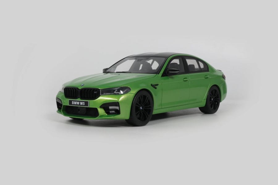 BMW M5 Competition 2021 java grün metallic Modellauto 1:18 GT Spirit