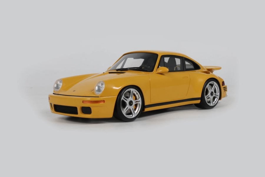 RUF Porsche 964 CTR Anniversary 2019 gelb Modellauto 1:18 GT Spirit