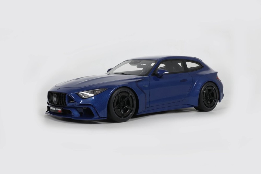 Brabus Rocket GTS Mercedes 2025 carbon blau Modellauto 1:18 GT Spirit