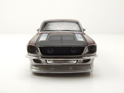 Ford Mustang GT 1967 silber kupfer Harley Davidson Modellauto 1:24 Maisto