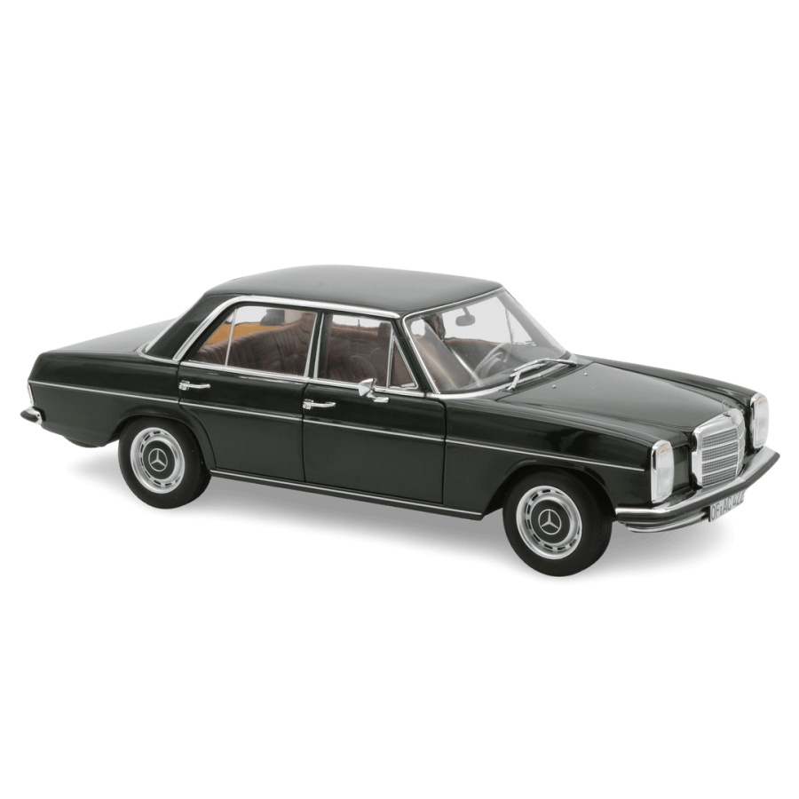 Mercedes 200 /8 Strichachter W115 1968 oliv grün Modellauto 1:18 Norev