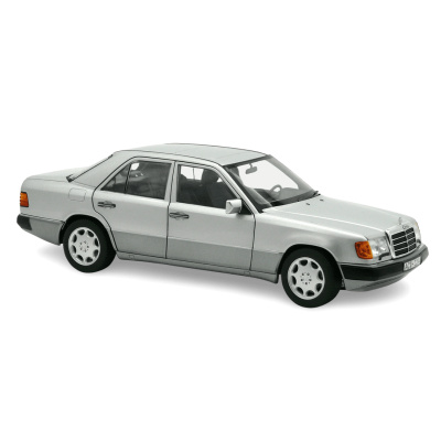 Mercedes 230 E W124 1990 silber Modellauto 1:18 Norev