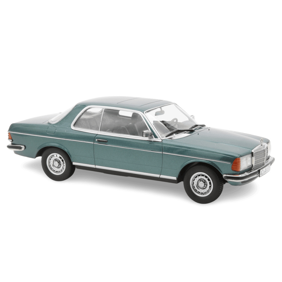 Mercedes 280 CE W123 Coupe 1980 petrol blau Modellauto 1:18 Norev