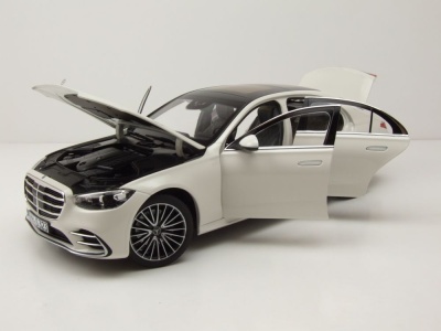 Mercedes S-Klasse AMG 2021 weiß Modellauto 1:18 Norev