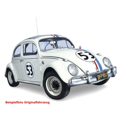 VW 1200 Käfer #53 1963 weiß Modellauto 1:18 Norev