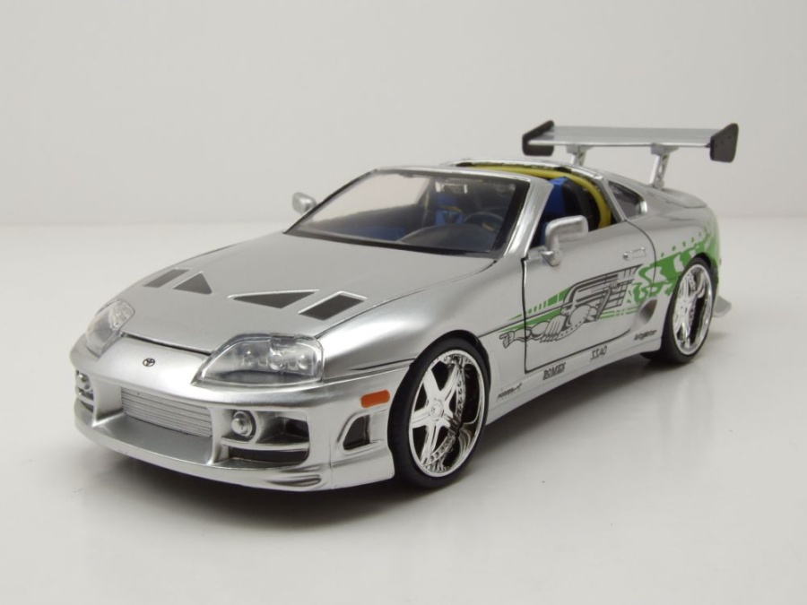 Toyota Supra silber Brian Fast & Furious Anniversary Modellauto 1:24 Jada Toys