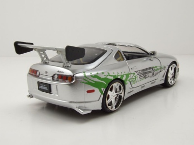 Toyota Supra silber Brian Fast & Furious Anniversary Modellauto 1:24 Jada Toys