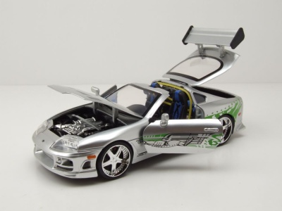 Toyota Supra silber Brian Fast & Furious Anniversary Modellauto 1:24 Jada Toys