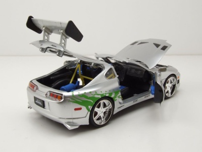 Toyota Supra silber Brian Fast & Furious Anniversary Modellauto 1:24 Jada Toys