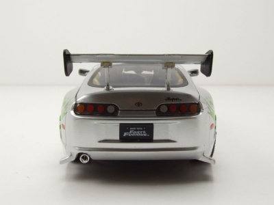 Toyota Supra silber Brian Fast & Furious Anniversary Modellauto 1:24 Jada Toys