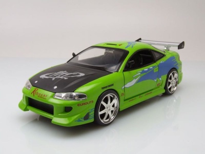 Mitsubishi Eclipse grün schwarz Brian Fast &...