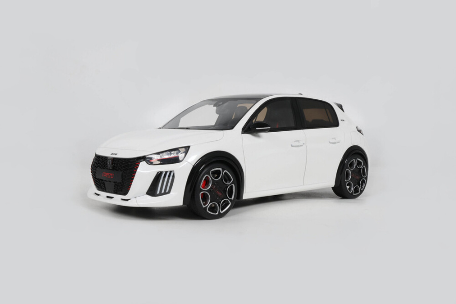 Peugeot E-208 GTI 2026 weiß Modellauto 1:18 Ottomobile