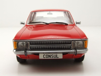 Ford Consul 1972 rot Modellauto 1:18 MCG