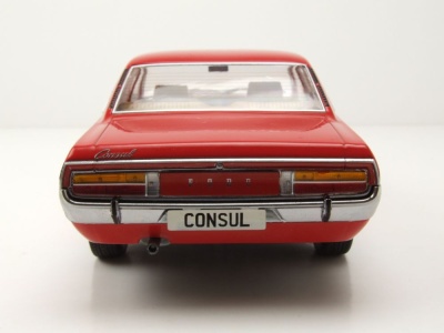 Ford Consul 1972 rot Modellauto 1:18 MCG