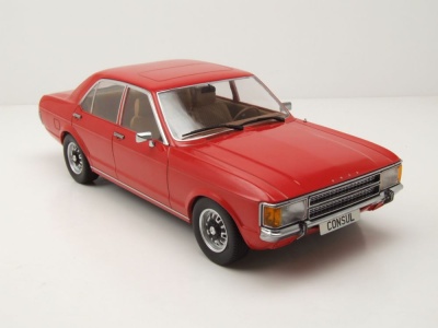 Ford Consul 1972 rot Modellauto 1:18 MCG