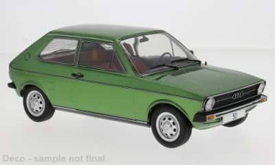 Audi 50 1975 grün metallic Modellauto 1:18 MCG