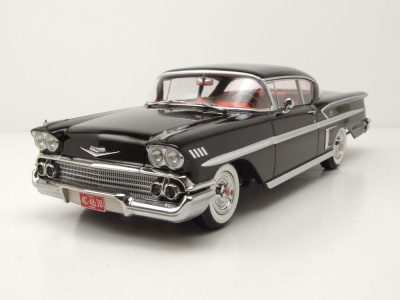 Chevrolet Bel Air Impala Coupe 1958 schwarz Modellauto...