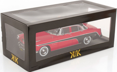 DeSoto Fireflite Sedan 1955 rot schwarz Modellauto 1:18 KK Scale