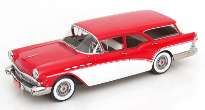 Buick Special Estate Wagon 1957 rot weiß Modellauto...