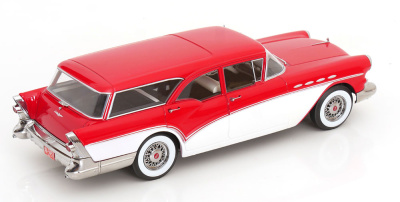 Buick Special Estate Wagon 1957 rot weiß Modellauto...