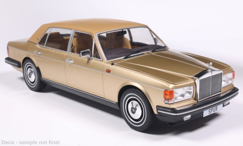 Rolls Royce Silver Spur RHD 1980 gold metallic Modellauto 1:18 MCG