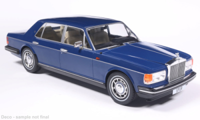 Rolls Royce Silver Spur RHD 1980 dunkelblau Modellauto...