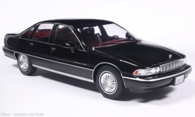 Chevrolet Caprice 1991 schwarz Modellauto 1:18 MCG