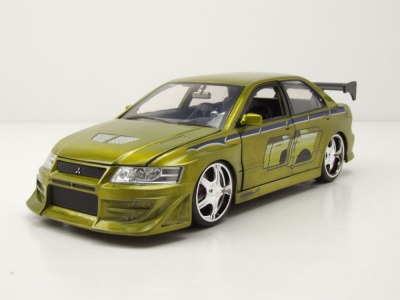 Mitsubishi Lancer Evolution VII grün Brian Fast...