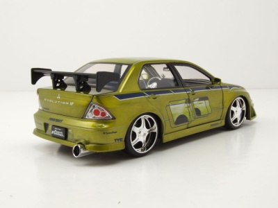 Mitsubishi Lancer Evolution VII grün Brian Fast...
