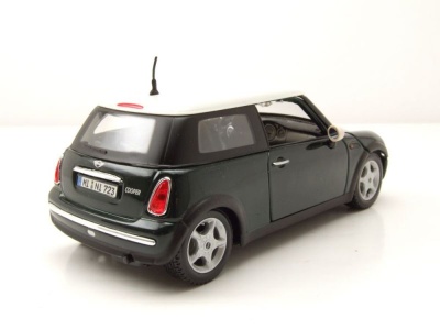 BMW Mini Cooper grün metallic Modellauto 1:24 Maisto