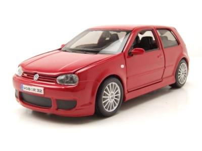 VW Golf 4 R32 rot Modellauto 1:24 Maisto