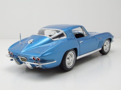 Chevrolet Corvette C2 1965 blau metallic Modellauto 1:18 Maisto