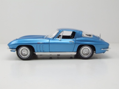 Chevrolet Corvette C2 1965 blau metallic Modellauto 1:18 Maisto