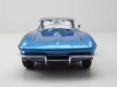 Chevrolet Corvette C2 1965 blau metallic Modellauto 1:18 Maisto