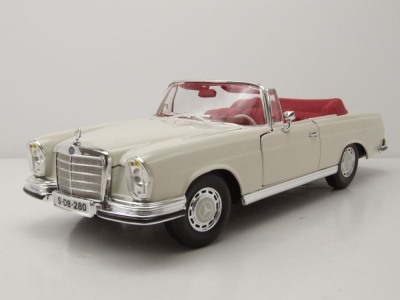 Mercedes 280 SE Cabrio (W111) 1966 creme Modellauto 1:18...