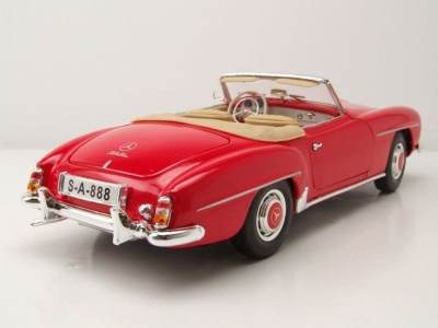 Mercedes 190 SL Cabrio (W121 BII) 1955 rot Modellauto...