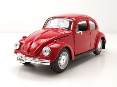 VW Käfer 1973 rot Modellauto 1:24 Maisto